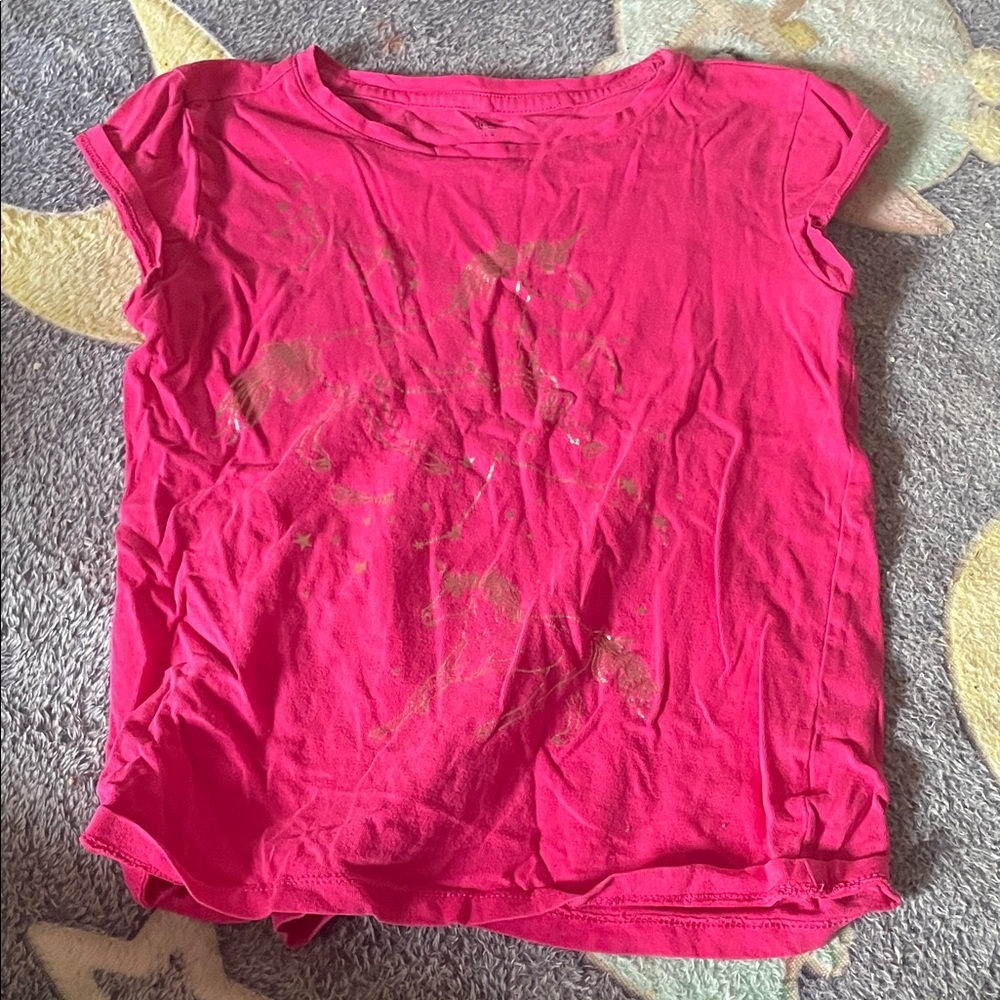 GAP Kids Hot Pink Short Sleeve Tee (Bin N)